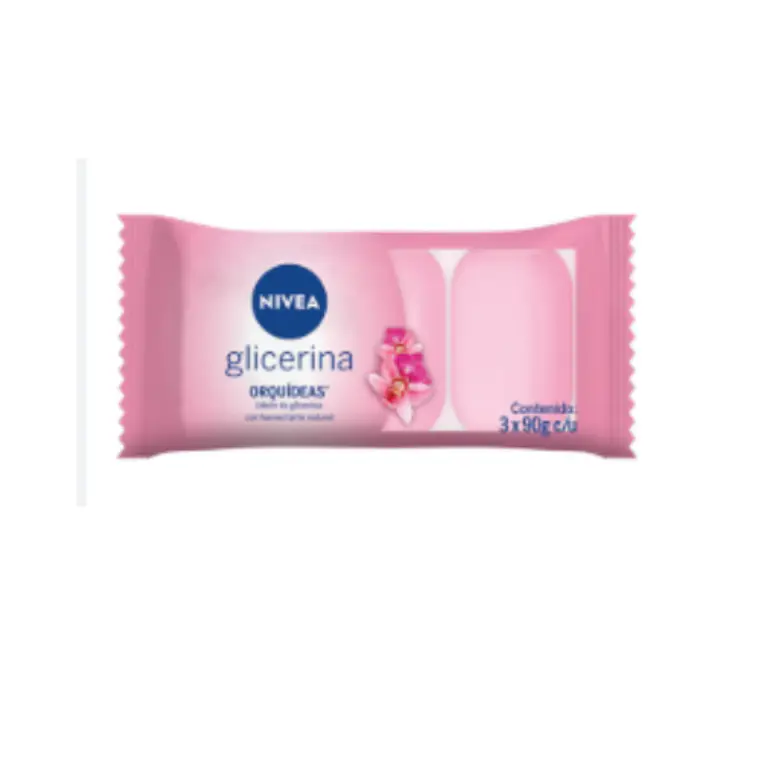 Nivea Jabon Barra Petalos De Rosa X 90 Gr X 3 Und 1