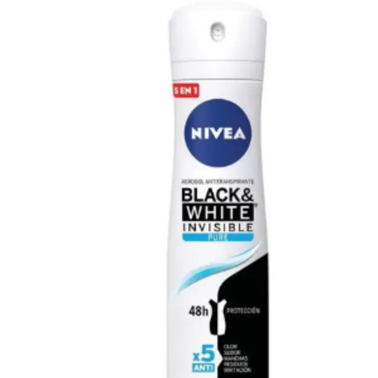 Nivea Deo Spray Mujer B&W  Invsible/Pure X 150 Ml 1
