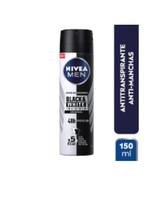 Nivea Deo Spray For Men B&W Invisible X 150 Ml