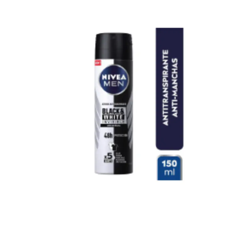 Nivea Deo Spray For Men B&W Invisible X 150 Ml 1