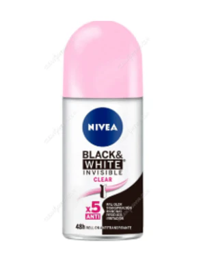 Nivea Deo Rollon Mujer Invisible B&W Clear X 50 Ml