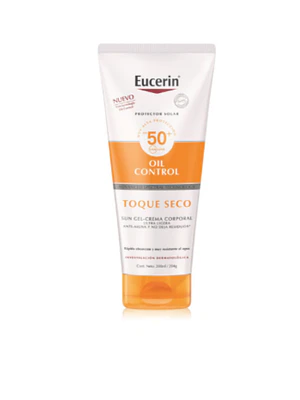 Eucerin Protector Solar Corporal Oil Control Dry Touch Gel Crema 200 ml.