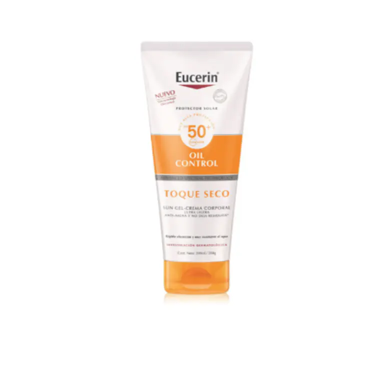 Eucerin Protector Solar Corporal Oil Control Dry Touch Gel Crema 200 ml. 1