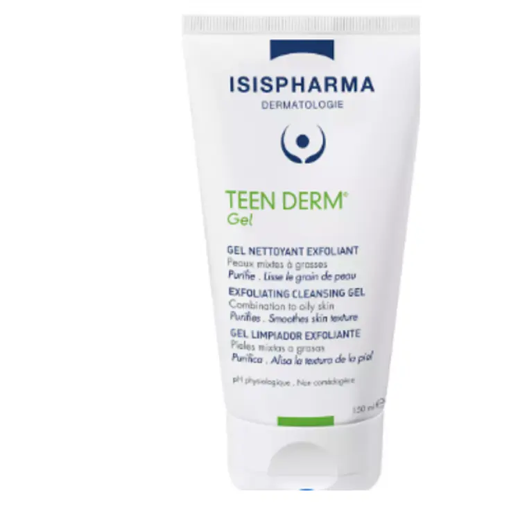 Teen Derm Gel Limpiador Exfoliante X 150 Ml 1