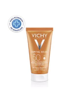 Ideal Soleil Fps 50+ Cream Toque Seco Vichy