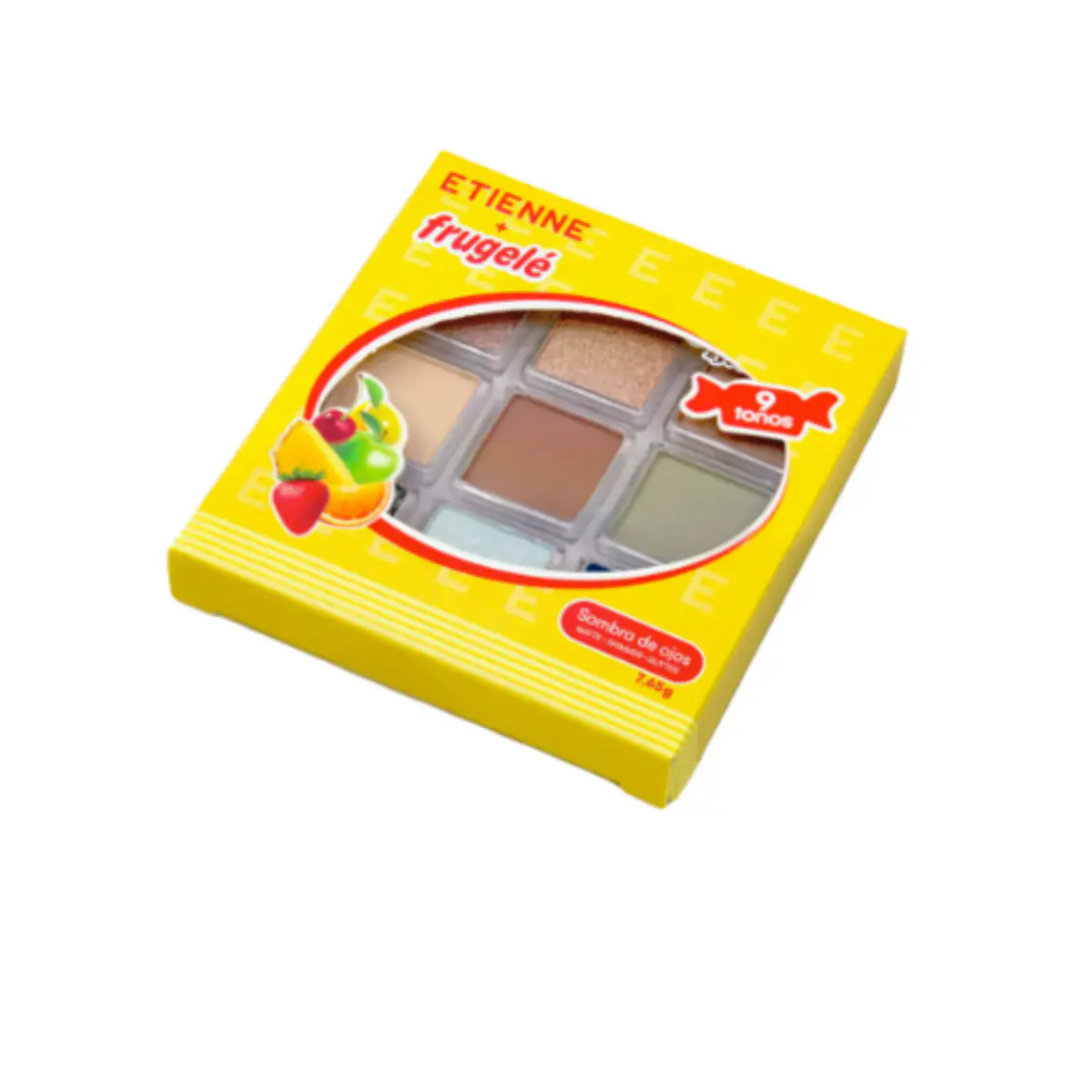 Paleta de sombra de ojos Frugelé Candy Blue 9 colores. Etienne 1