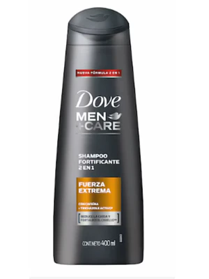 Dove Men Care Shampoo 2 en 1 Fuerza extrema 400 ml.