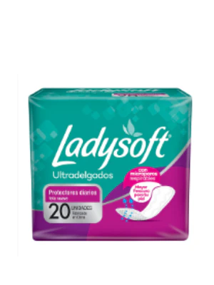 Ladysoft Ultra Delgado Diario Prot X 20