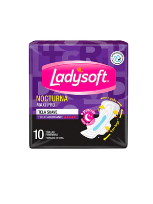 Ladysoft Nocturna Maxi Pro X 10 Und
