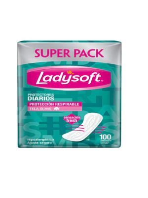 Ladysoft Clasico Protector Diario X 100 Und