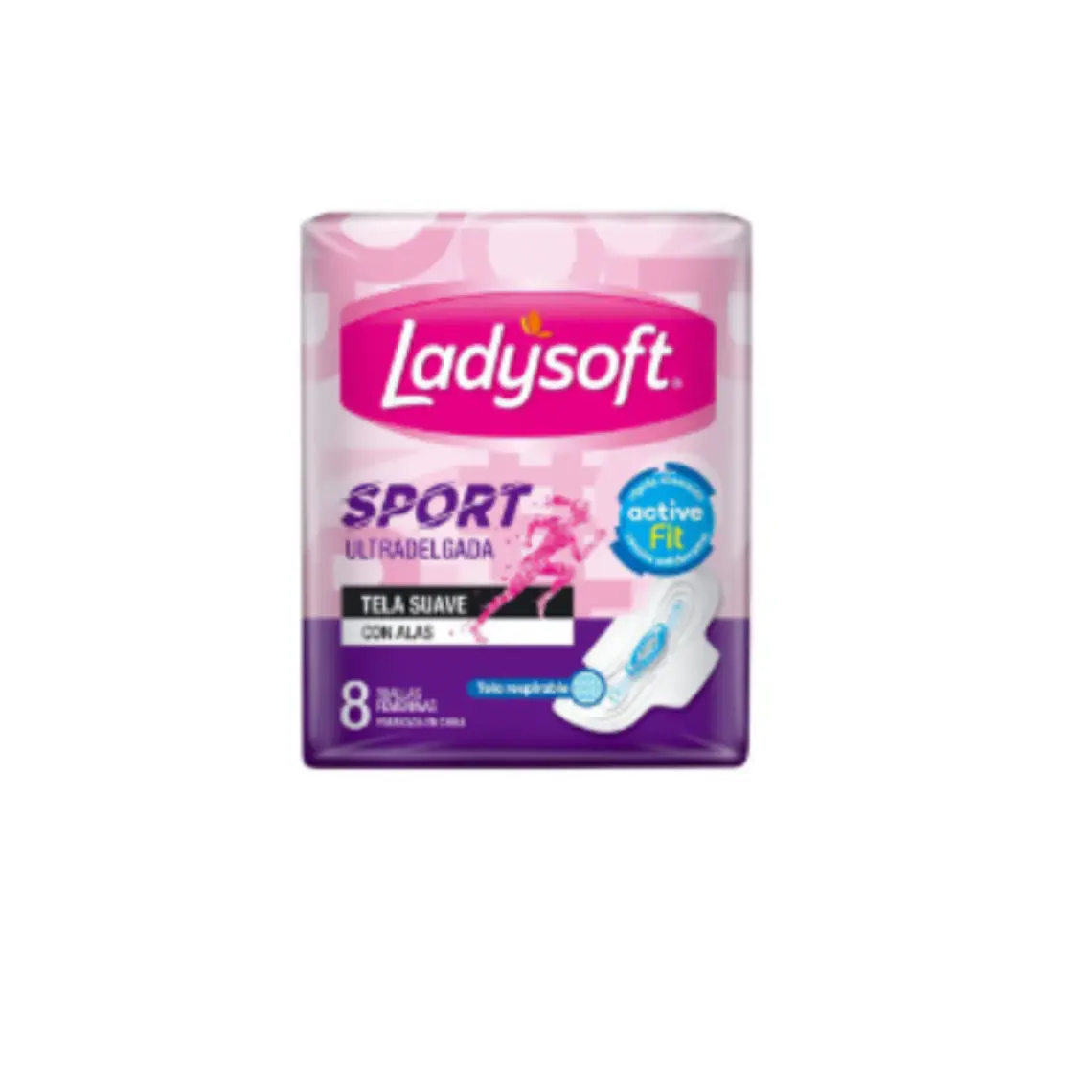 Ladysoft Sport Ult Delga Suave C/Alas Toalla X 8 1