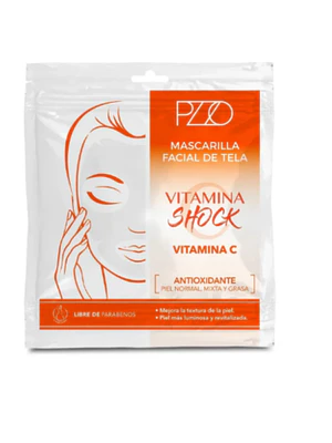 Mascarilla Facial Vitamina C Petrizzio X 1 Unid