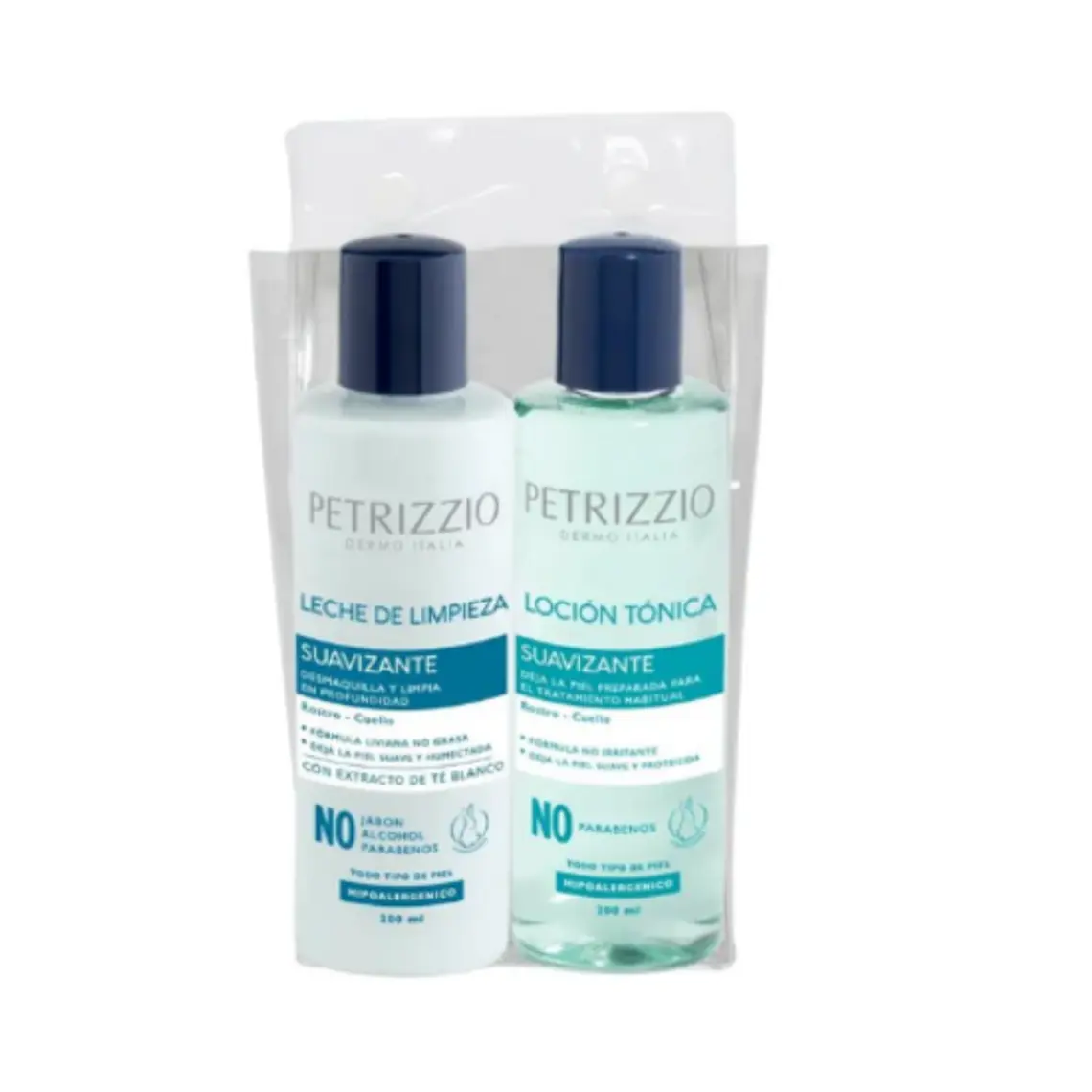 Leche Limpiador X 200 Ml + Locion Tonica X 200 Ml Pack Petrizzio 1