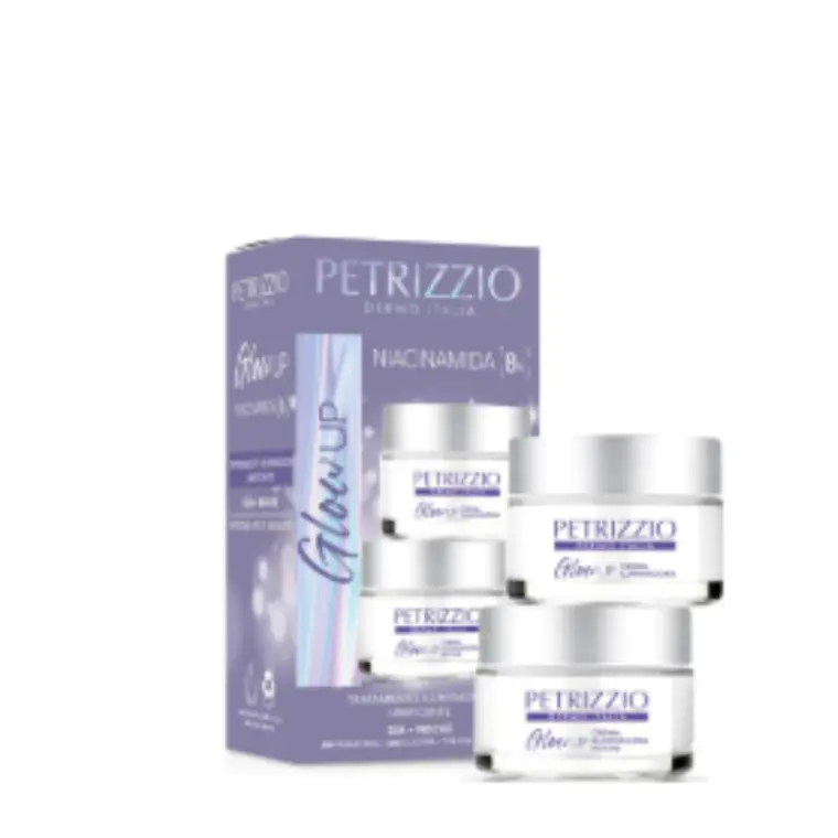 Petrizzio Crema Glow Up Niacinamida 8% Dia X 50 Gr + Noche X 50 Gr 1