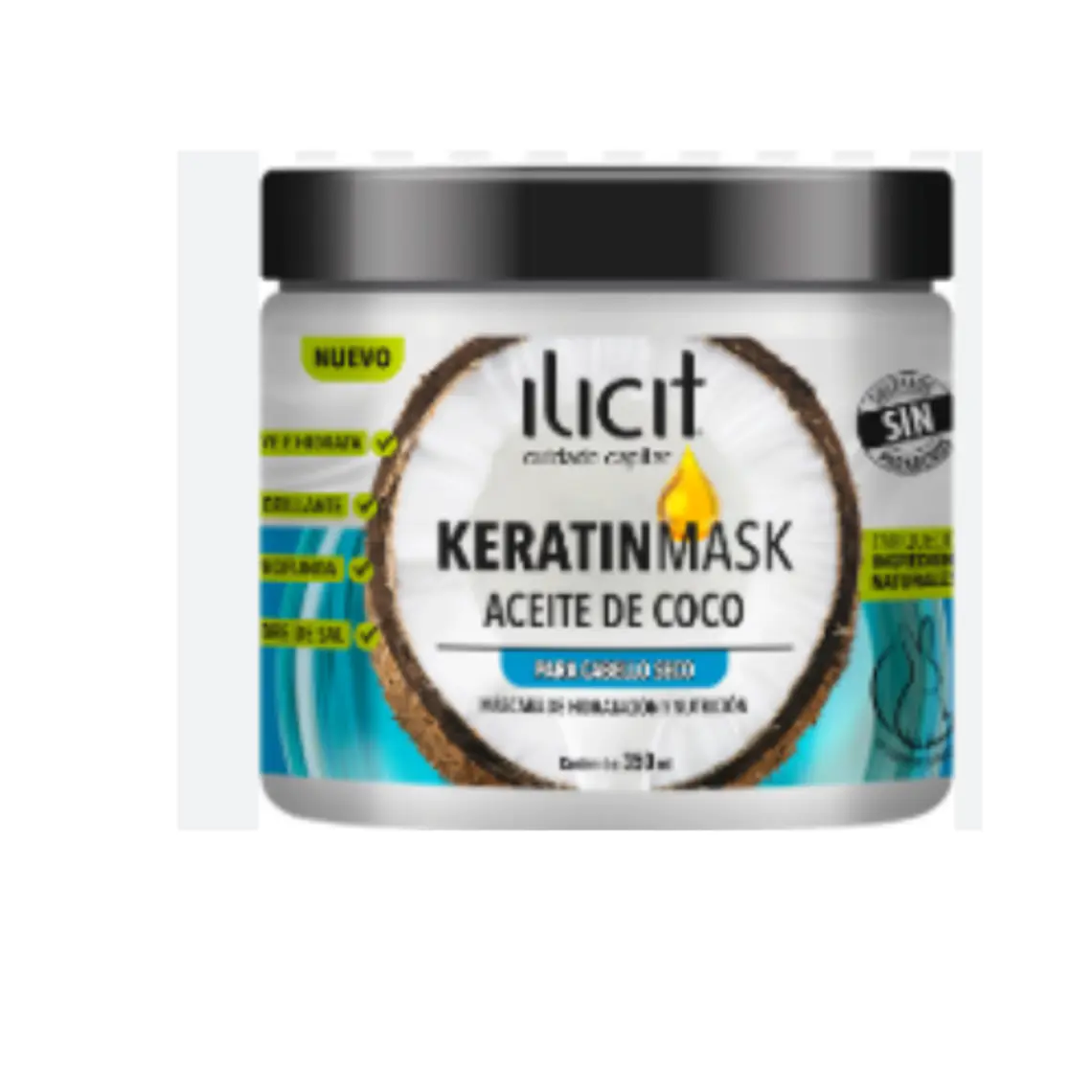 ILICIT KERATINMASK COCO HIDRATACION NUTRICION X 350 ML 1
