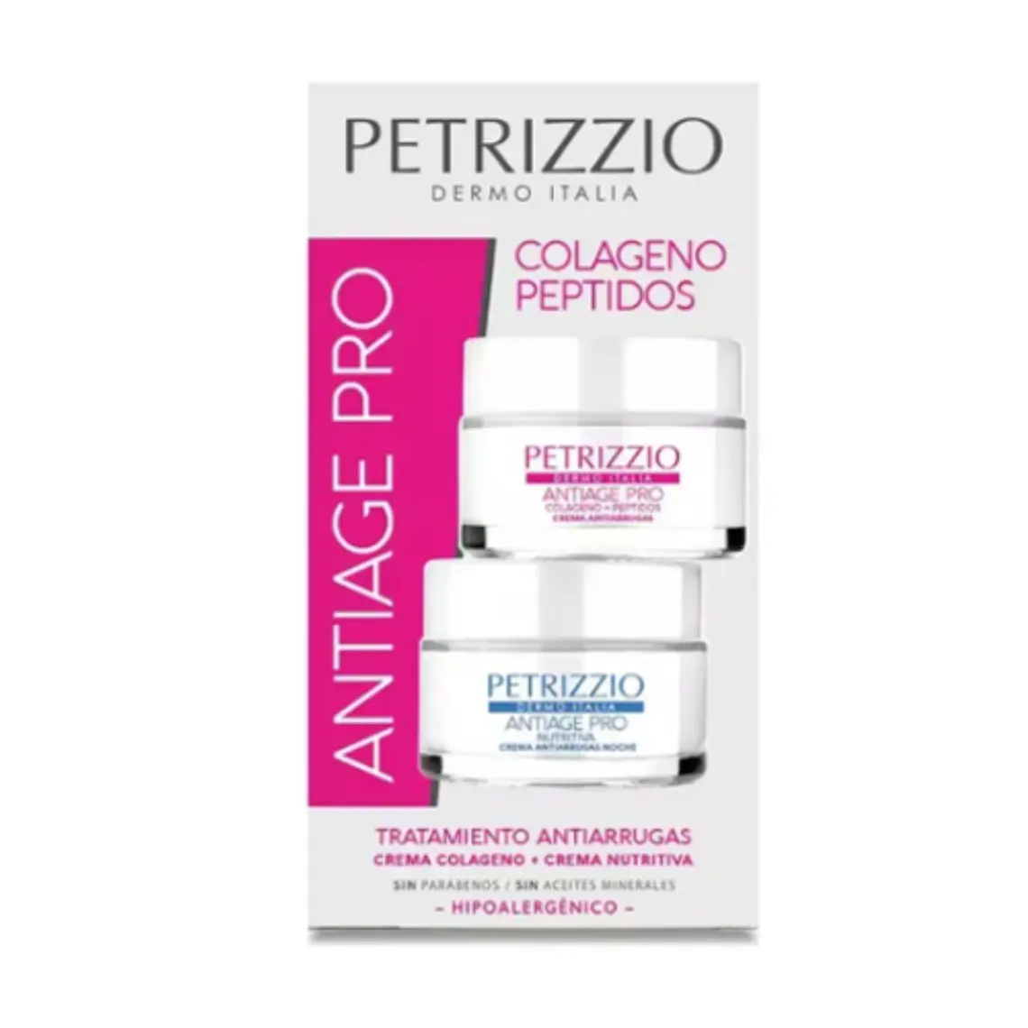 CREMA ANTIAGE PRO COLAGENO + PEP DIA + NOCHE 1