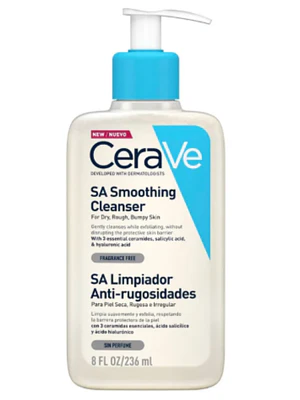Cerave SA Limpiador anti-rugosidades 236 ml.