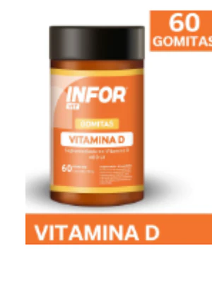 Infor Vit Vitamina D Gomitas por 60