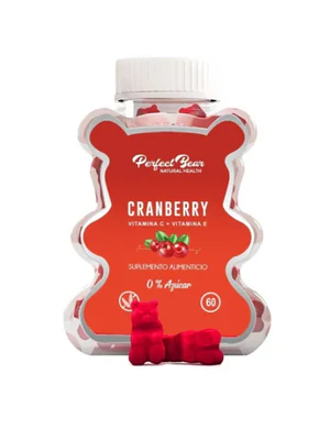 Cranberry Vitamina C Vitamina E 60 Gomitas. Perfect Bear