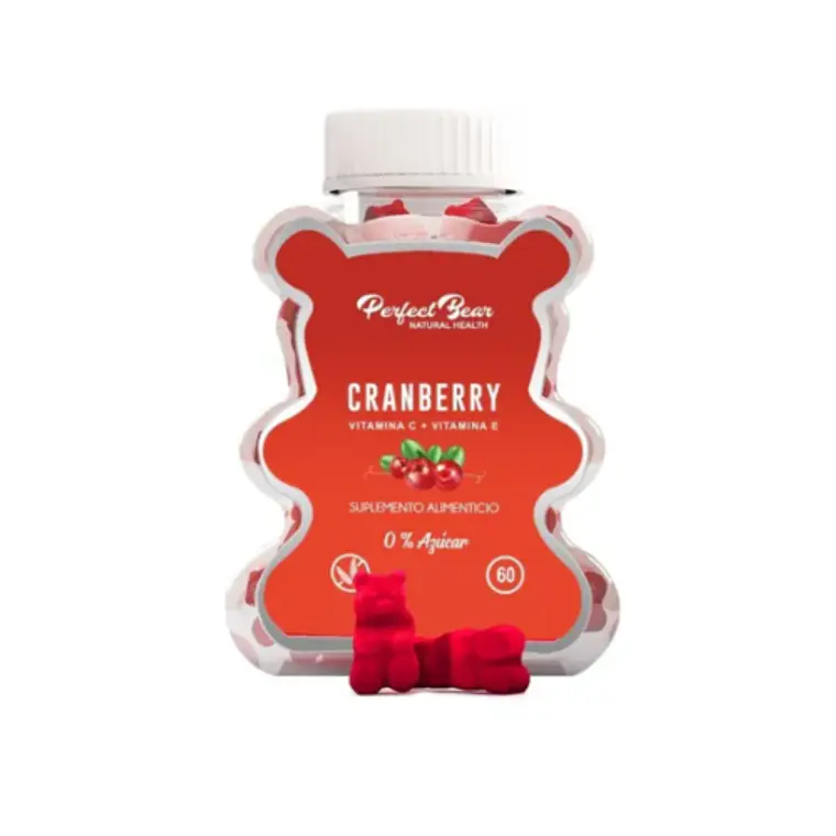 Cranberry Vitamina C Vitamina E 60 Gomitas. Perfect Bear 1