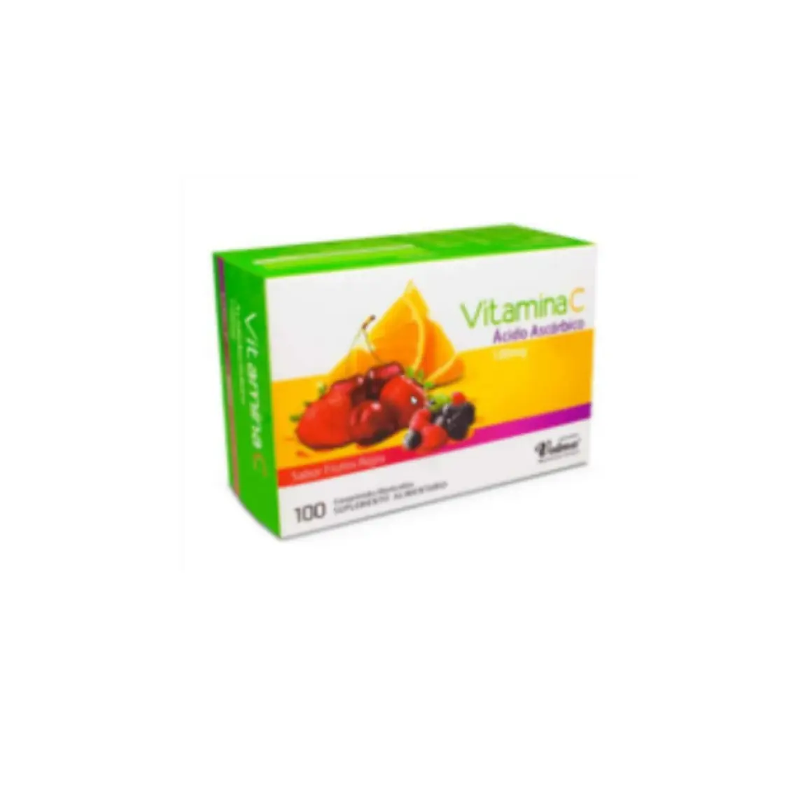 Vitamina C 100 mg por 200 comprimidos Frutos Rojos Valma 1