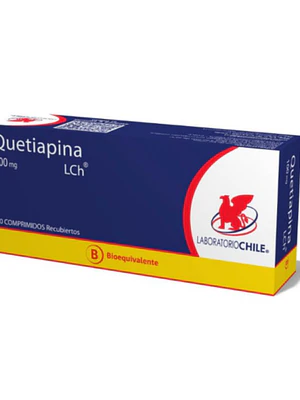 Quetiapina (B) 100 mg 30 Comprimido recubiertos.
