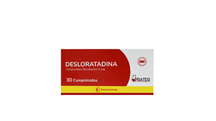 Desloratadina (Bioequivalente) 5mg 30 comprimidos
