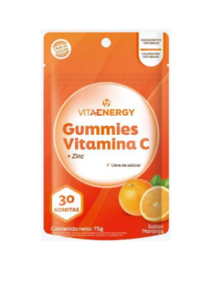 Vitamina C + Zinc Gomitas por 30  unidades  Viyaenergy