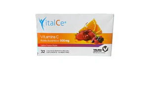Vitamina C Frutos Rojos comprimidos 500 mg por 32 Valma