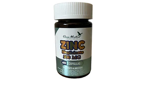 ZInc Bisciglinato 60 Cápsulas. Green Medical