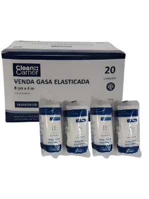 CRANBERY VENDA GASA ELASTICADA 8 CM X 4 M X 20 UND (DM)