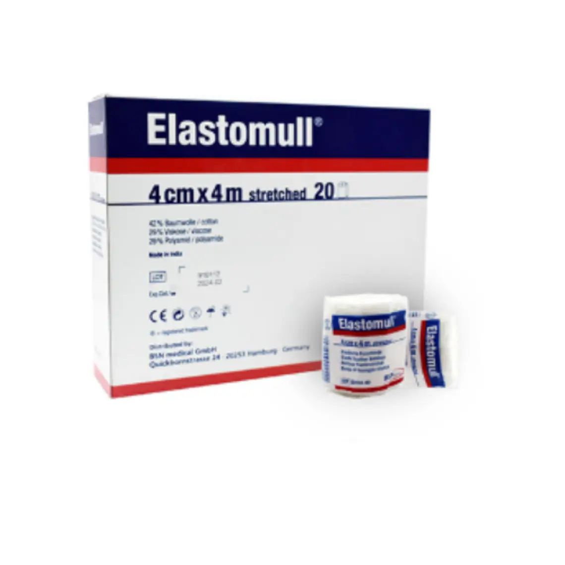 Elastomull Venda Gasa 4 Cm X 4 X 20 1