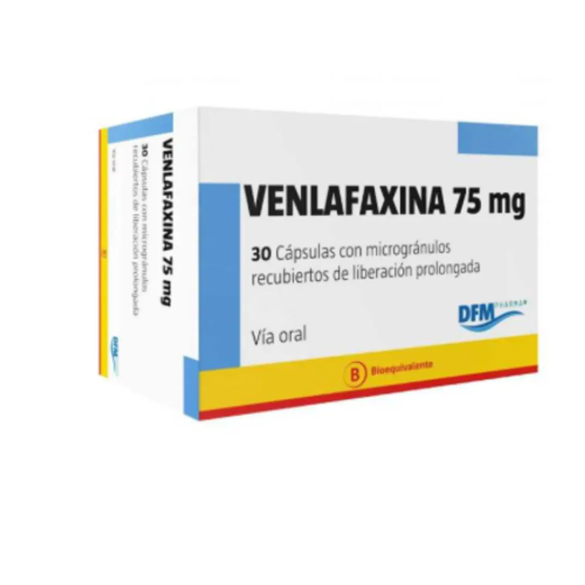 Venlafaxina (B) 75 mg 30 Cápsulas recubiertas. Difem 1