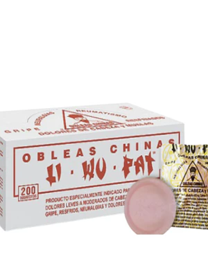 Obleas Chinas por 200