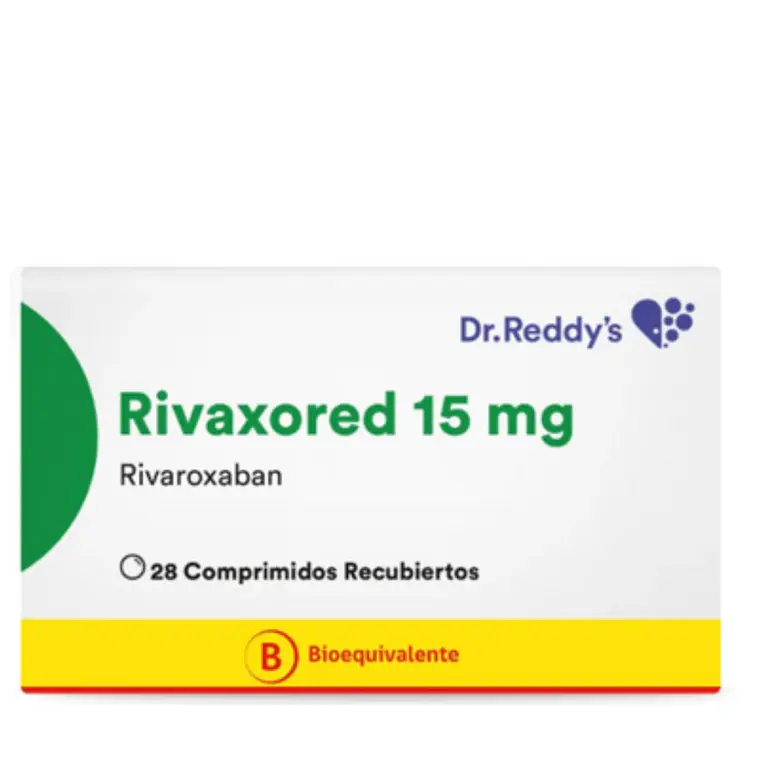 Rivaxored (B) Rivaroxaban 15 mg 28 Comprimidos recubiertos. 1
