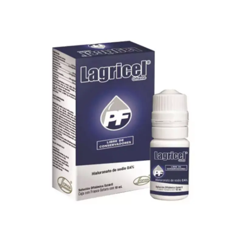 Lagricel Ofteno PF Hialuronato Solución oftálmica 10 ml. 1