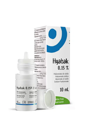 Hyabak Hialuronato 0,15% Solución oftálmica 10 ml.