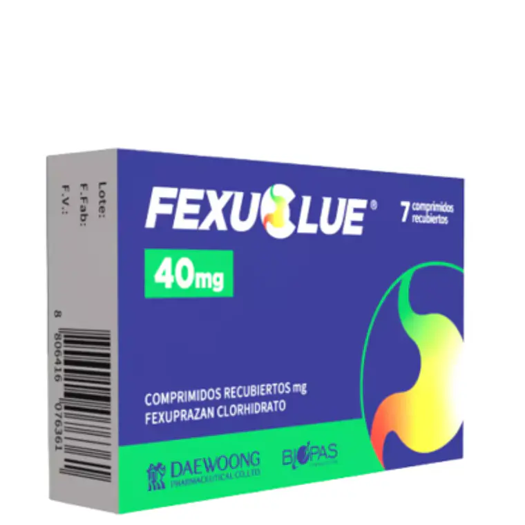Fexuclue Fexuprazan 40 mg 7 Comprimidos recubiertos. 1