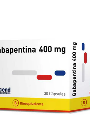 Gabapentina (B) 400 mg 30 Cápsulas. Ascend 