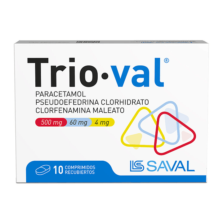 Trio -Val Paracetamol 10 Comprimidos 1