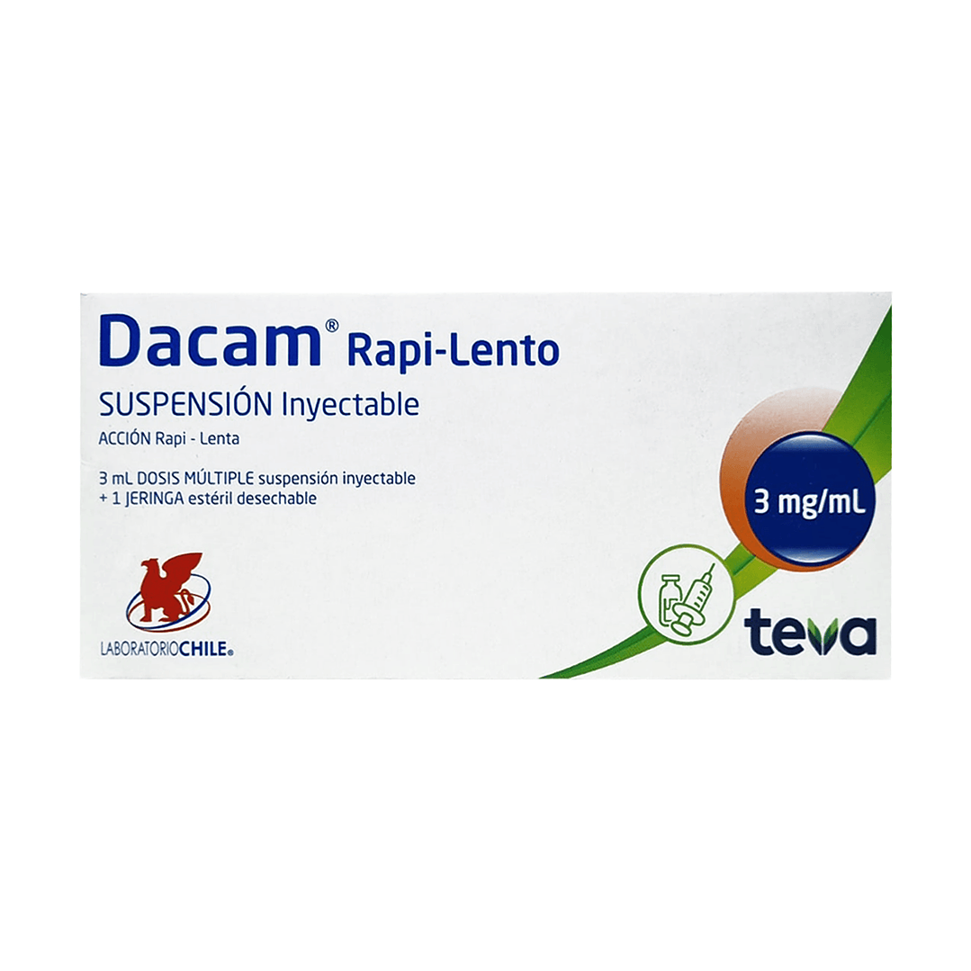 Dacam Rapi-Lento Betametasona 3mg/ml Inyectable 1 Jeringa 1