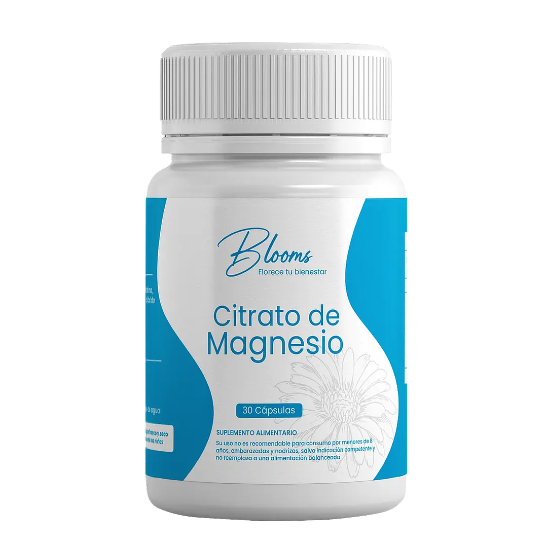  Citrato de Magnesio 400mg 60 Cápsulas Blooms 1