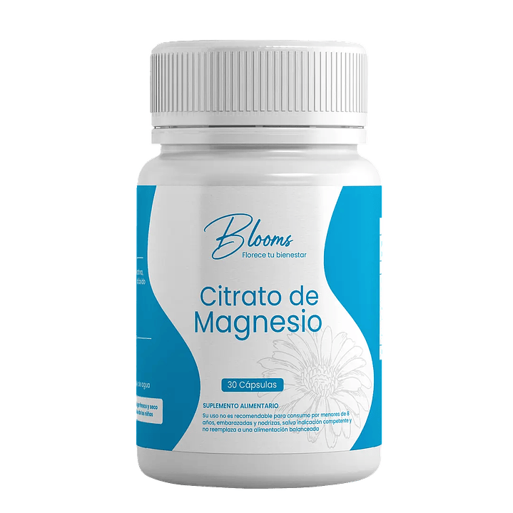  Citrato de Magnesio 400mg 60 Cápsulas Blooms 1