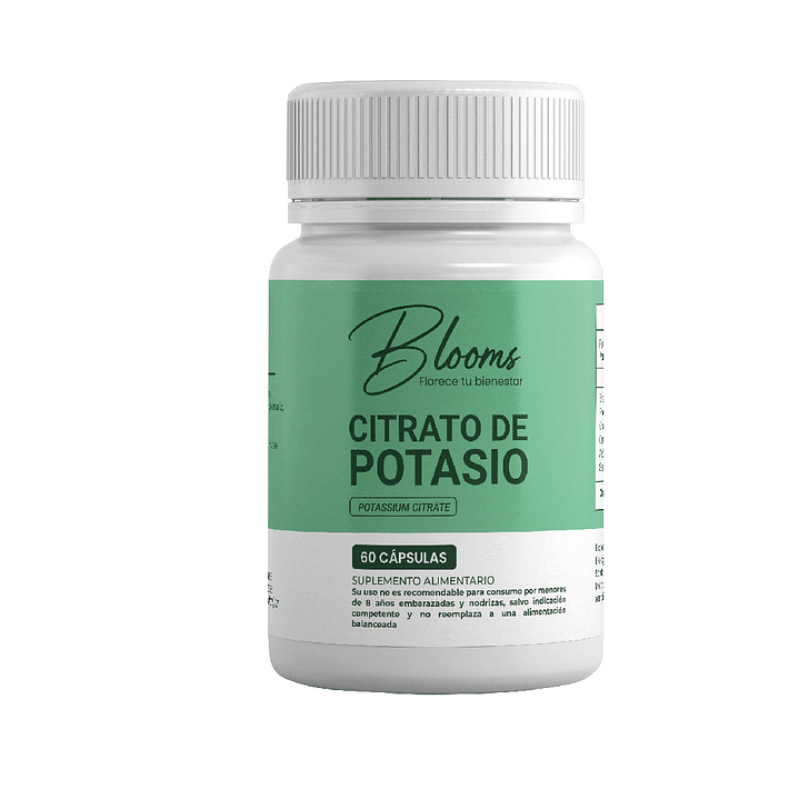 Citrato de Potasio 60 Cápsulas Blooms 1