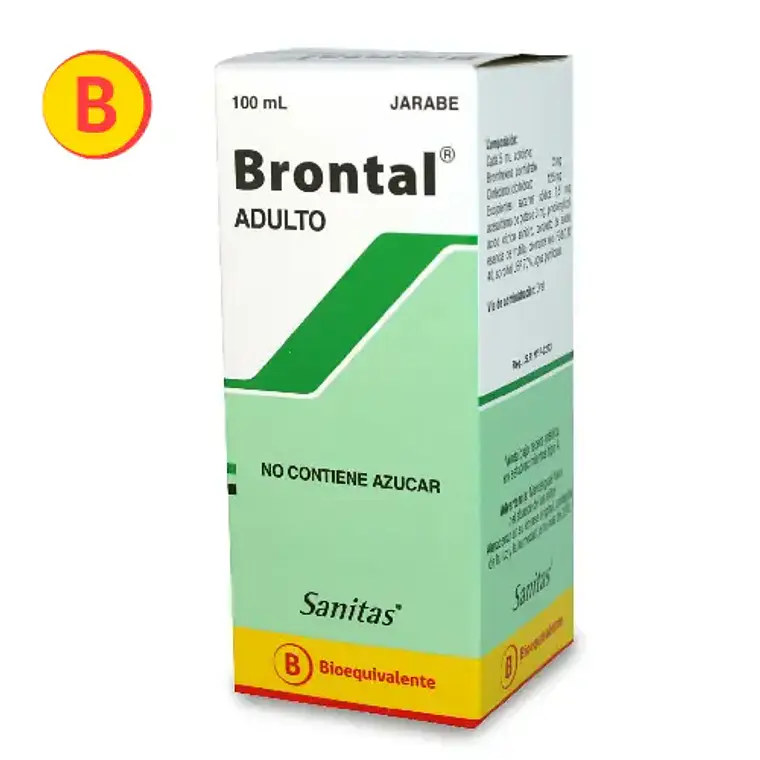 Brontal (B) Bromhexina Jarabe adulto  100 ml. 1
