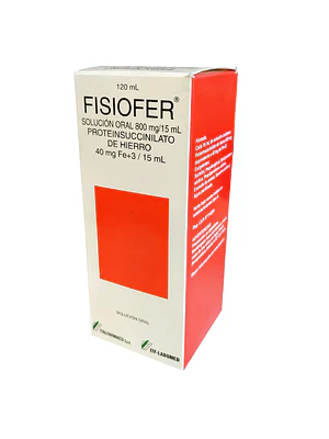 Fisiofer 40 mg /15 ml Jarabe 120 ml.