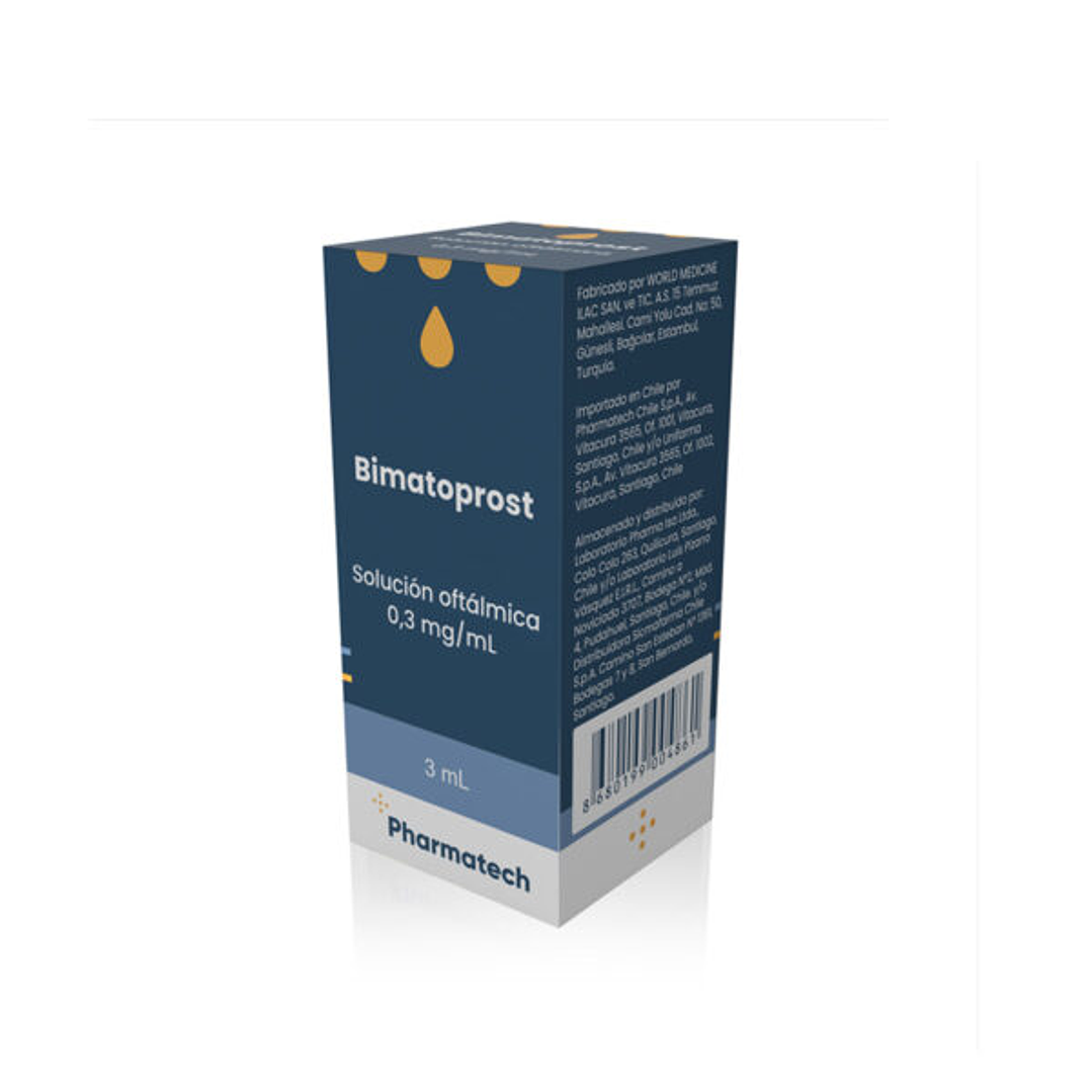 Bimatoprost solución Oftálmica  0,03%  3 ml Pharmatech  1