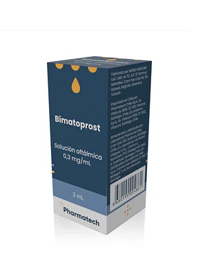 Bimatoprost 0,03%  Solución Oftálmica 3  ml .Pharmatech