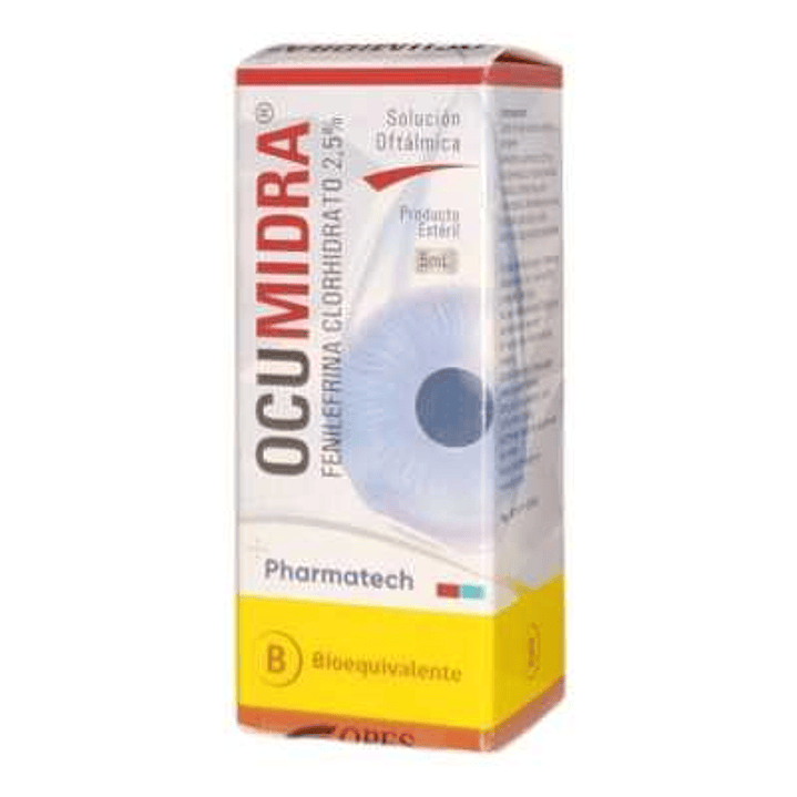 Ocumidra Fenilefrina Clorhidrato 2.5% / Solución Oftálmica 1