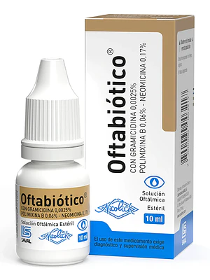 Oftabiótico Solución oftálmica 10 ml.